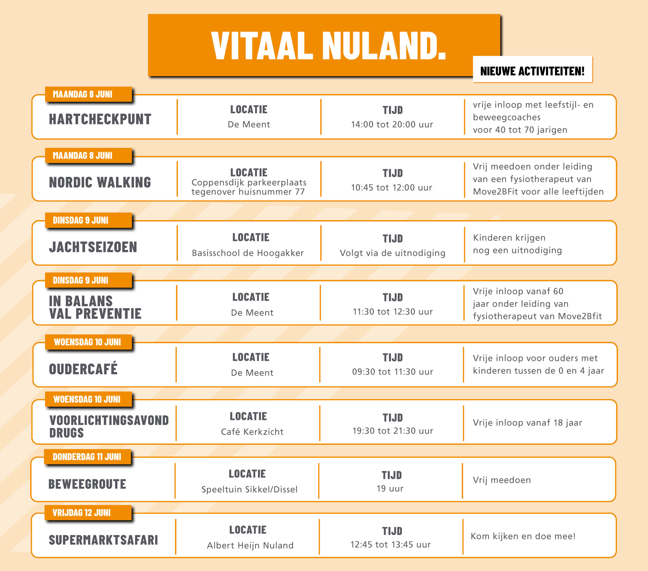 Programma Nuland Vitaal 2026